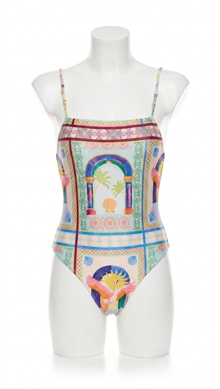 NEW MINKPINK elysia scoop back one piece in paradiso